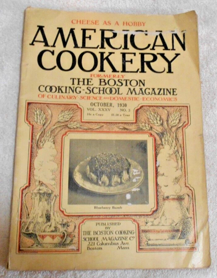 American Cookery, Paperback, October 1930, Vol. XXXV, No. 3 — 第 1/1 张图片