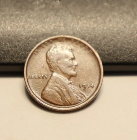 1914 US Lincoln Cent 1c VF (Semi Key) Cover