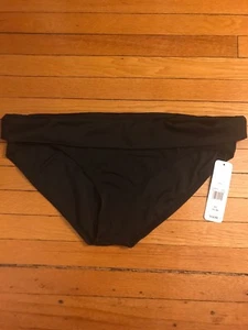 Summer Beach Black Swimwear Bikini Bottom Size XL(16-18) Women’s Low Rise - Picture 1 of 10