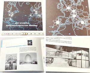#Q 50er Jahre AMF ATOMICS Kerntechnik Broschüre WELTWEITE REAKTOREN Industrie - Bild 1 von 14