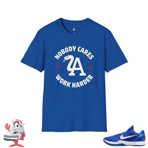 Camisa a Juego Para Nike Kobe 6 Proto Dodgers Azul Blanco Unisex Camiseta LA Mamba Camiseta - Imagen 1 de 13