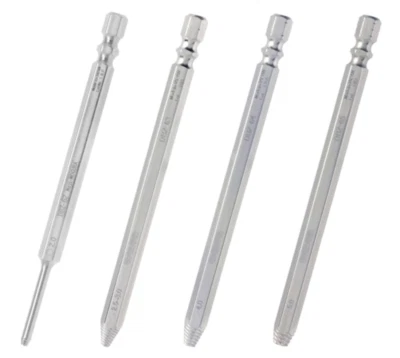 ENGINEER DBZ-20 Rapid Screw Extractor Set x4 | Made in Japan | Stripped Hex Bolt - Image 1 of 4