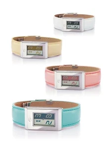 ODM Digital Watch, Leather Strap, EL Light, Various Colours 3Atm W/R -DE01 - Picture 1 of 11