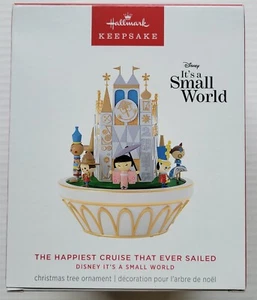 2024 Hallmark Disney It's a Small World glücklichste Kreuzfahrt aller Zeiten gesegelt Ornament NEU - Bild 1 von 5
