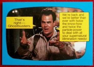 GHOSTBUSTERS II - Card #37 - TV COMMERCIAL (PART FOUR) - TOPPS 1989 - Picture 1 of 2