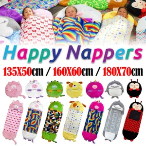 Happy Nappers Kid Birthday Gift Bag Children Sleeping Blanket Winter Fluffy Warm - Picture 1 of 23