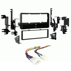 Kit de tablero de instalación de radio Din único 99-8209 y cables para montaje estéreo para automóvil Scion - Imagen 1 de 4