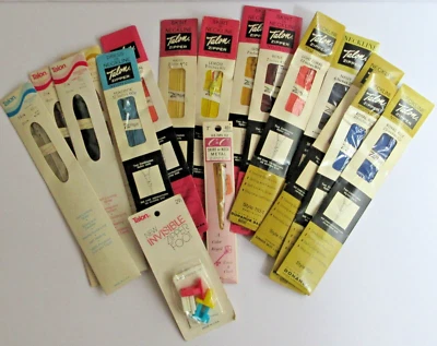 Garra, JP Abrigos Cremallera Lote de 16 Nuevos en Paquete Cremalleras Varios Colores Tamaños Foto 1 de 4