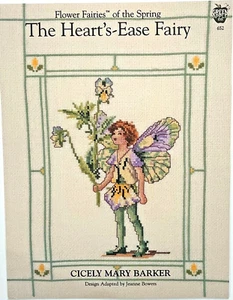 THE HEART'S-EASE FAIRY Flower Fairies of Spring Cross Stitch NEW - Picture 1 of 1