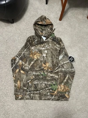 Sudadera con Capucha Realtree Camuflaje Cabeza Roja Marca Cremallera Completa Adulto Talla 2XL Foto 1 de 4