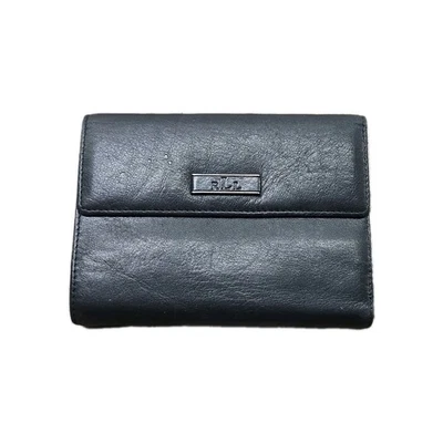 Lauren Ralph Lauren Bifold Black Nappa Leather Smooth Soft Many Card Slots - Image 1 of 4