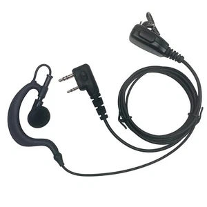 Auricular ajustable en forma de C de 2 pines de potencia máxima con gancho de goma y auricular... - Imagen 1 de 4