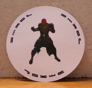 UNIVERSAL STUDIOS EXCLUSIVO 4" JUEGO TARJETA COLECCIONABLE CAPITÁN AMÉRICA CALAVERA ROJA B - Imagen 1 de 2