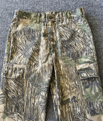 Camo Gear Mens 32x30 Pants RealTree Camouflage Green Hunting Outdoors - Image 1 of 4