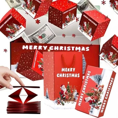 12X Surprise Money Bounce Jumping Box Pop Up Explosion Gift Boxes 2025 Christmas - Image 1 of 4