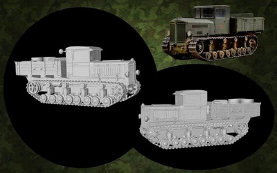 Kit maqueta para montar y pintar - Vehículo militar . TRACTOR KOMINTERN  - 1/72 - Imagen 1 de 2