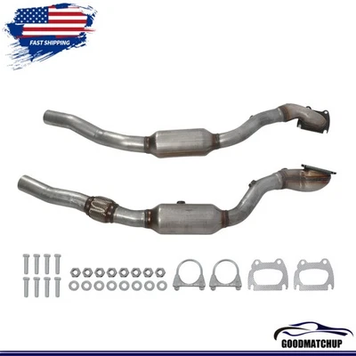 Pair Catalytic Converters w/Gasket For 2011-2017 Dodge Charger Chrysler 300 3.6L Foto 1 de 4