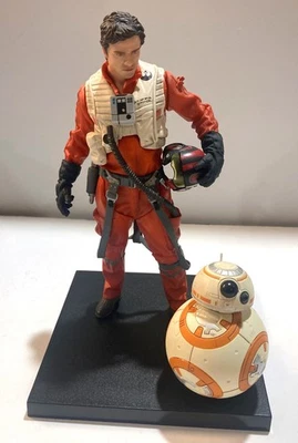 Estatueta POE DAMERON & BB-8 Kotobukiya ArtFX+ escala 1/10 Star Wars Force Awakens - Imagem 1 de 4