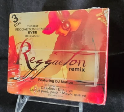 Reggaeton Remix - DJ Mattox (CD) 3 CDS, Madacy Records {SEALED} - Image 1 of 4