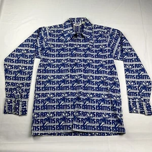 NFL Rams 1970s NFL Team Shirts Permanent Press Button Up Vintage Shirt Preowned - Picture 1 of 15