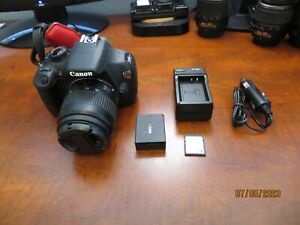 Canon EOS Rebel T5 Kamera mit 35-80mm Objektiv, Ladegerät, Akku & 16 GB SD-Karte