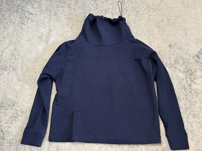 Sudadera Lole Cuello Embudo Mujer Mediana Azul Marino Pullover Activo Suéter Foto 1 de 4