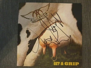 Aerosmith - Get a Grip CD Album signed / autograph / signiert - Picture 1 of 2