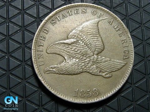1858 Flying Eagle Cent  #K6693 Cover