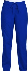NEW Plus Size Stretch Medical Nurse Women's Draw String Bottoms Pants - BLUE 3XL - Picture 1 of 2