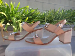 Pedro Garcia XANET Nieten Vachetta/Wildleder Blockabsatz hellbraun taupe 37 1/2 UVP 495€ - Bild 1 von 12