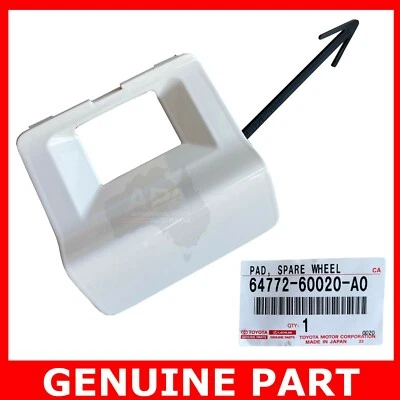 GENUINE Toyota Prado 150 Series GDJ GRJ KDJ Spare Wheel Camera Cover Super White - image 1 of 2