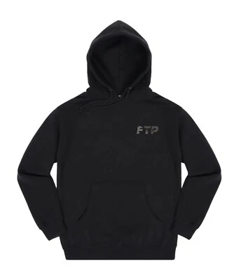 FTP Noche Camuflaje Logo Pullover Sudadera con Capucha Negra Talla Grande TOTALMENTE NUEVA Sudadera con Capucha Foto 1 de 4