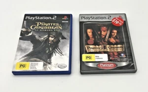 PS2 Pirates of the Caribbean The Legend of Jack Sparrow & At World's End - Picture 1 of 4