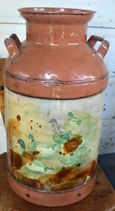 ANTIQUE BUHL STELL MILK CAN DECOR COLLECTIBLE - Picture 1 of 10