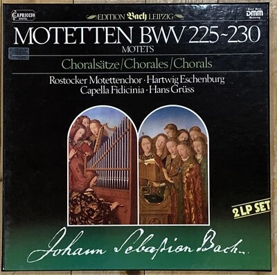 Bach Motets Motetten BWV 225-230 ESCHENBURG GRÜSS Capriccio 2 LP Box MINT - Image 1 of 4