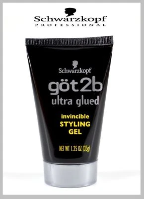 SCHWARZKOPF Got2b Ultra Glued Invincible Styling Gel Crazy hold No Flakes & Sticky 35gm
