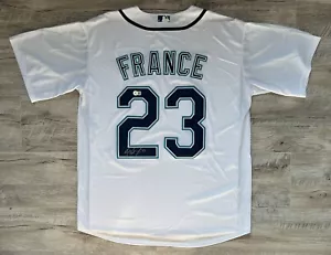 Ty France Autographed Signed SEATTLE MARINERS Home Jersey Beckett BAS COA - Picture 1 of 5