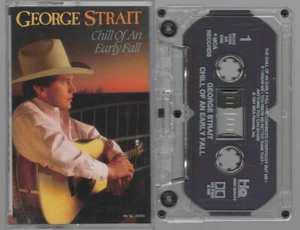 George Strait Chill of an Early Fall (Cassette, 1991 MCA) VG-VG+ - Picture 1 of 3