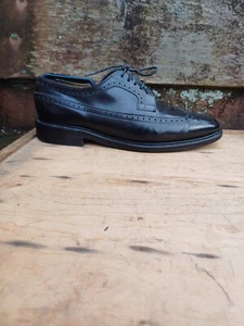 ZAPATOS JOSEPH CHEANEY BROGUES CUERO NEGRO UK11 PARA HOMBRE KINGSTON MUY BUEN ESTADO - Imagen 1 de 10