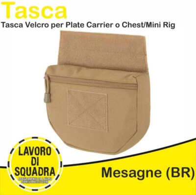 8FIELDS Marsupio Per Tattico JPC Drop-Down Coyote Tan Utility Pouch For Armor Carrier Ch
