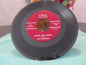 THE CHAMPIONS, ANNIE MET HENRY-KEEP-A-ROCKIN, CHART 602 CLEAN, NM - Picture 1 of 4