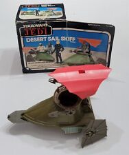 A-212 VINTAGE 80'S KENNER STAR WARS DESERT SAIL SKIFF MINI RIG W  ORIGINAL BOX