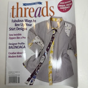 Threads Magazine September 2011 Balenciaga Profile Shirt Design Invisible Zipper - Picture 1 of 3