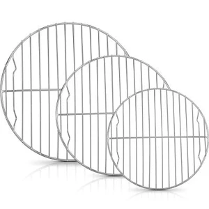 Round Baking Rack Set Of 3 10.6 & 9 & 7.6 Stainless Steel Cooling Cooking Rac - Picture 1 of 7