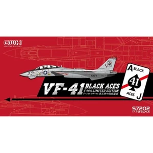 Great Wall hobby #S7202 1/72 F-14A VF-41 Black Aces/w special PE - Picture 1 of 4