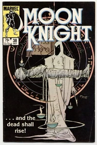 Moon Knight #38 - Marvel - 1984 - FAIR/Good - Last Issue - 1st Mr. Weiss & Curly - Picture 1 of 2