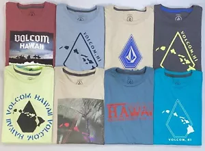 Men's Volcom Modern Fit Cotton/Polyester Hawaii T-Shirt - Picture 1 of 9