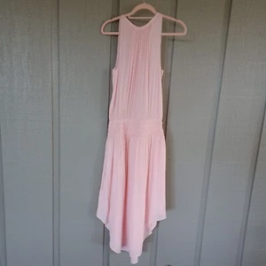Ramy Brook Audrey Smocked Midi Dress Size M Wedding Guest Sleeveless In Candy - Picture 1 of 14