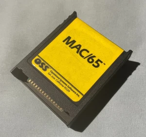 MAC/65 - Vintage 1984 OSS Atari 400/800 Computer Program Cartridge RARE/TESTED! - Picture 1 of 2