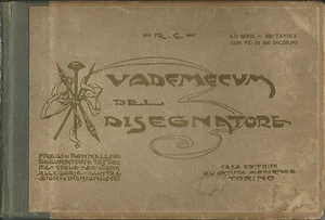 R.C. Vademecum del Disegnatore - Editrice dell'Artista Moderno - Torino anni 20 - Picture 1 of 8
